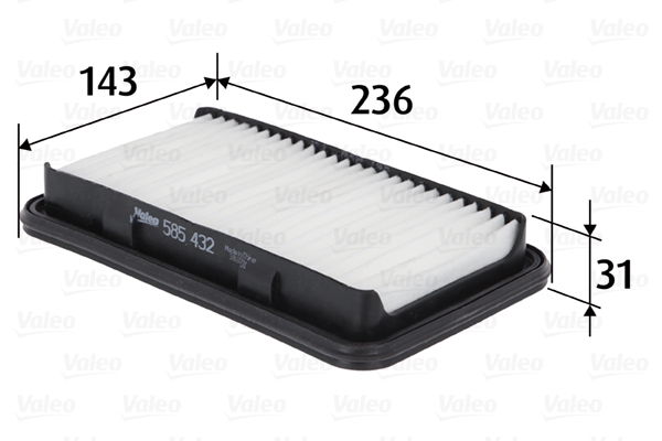 Воздушный фильтр - 585432 VALEO